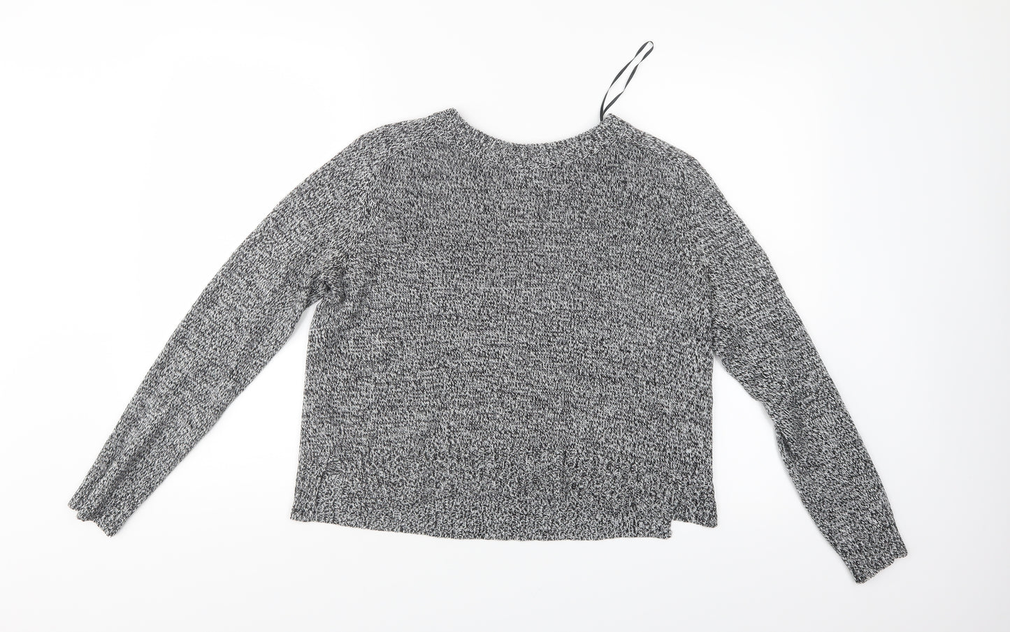 Divided Womens Grey   Henley Jumper Size M