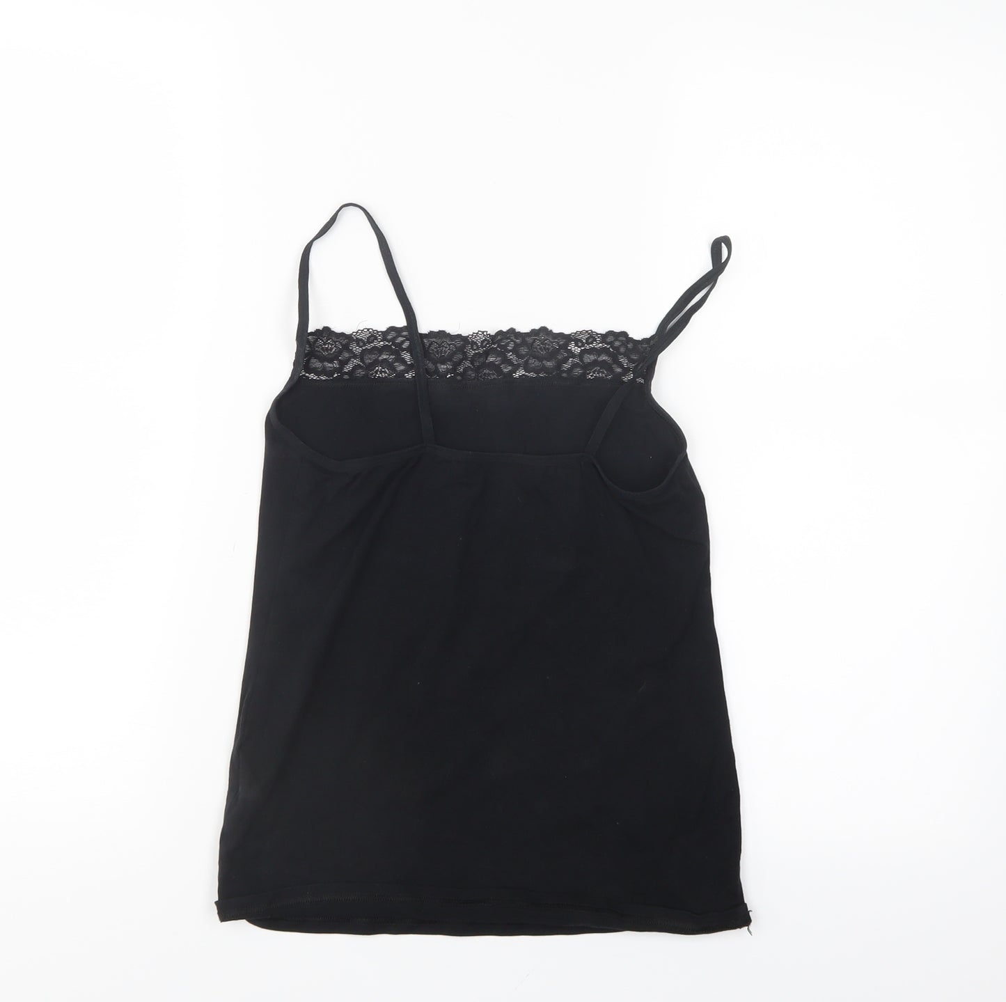 M&s Womens Black   Basic Tank Size 10