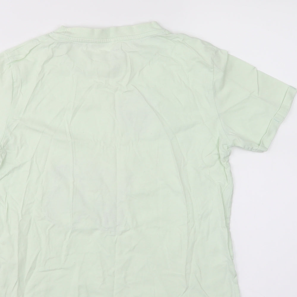 name it Boys Green   Basic T-Shirt Size 11-12 Years