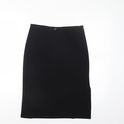 EF Womens Black   A-Line Skirt