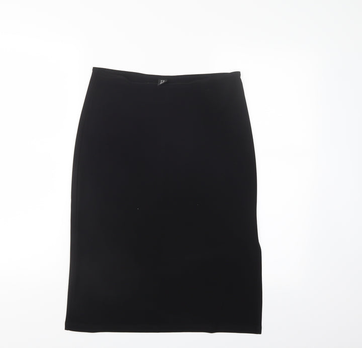 EF Womens Black   A-Line Skirt