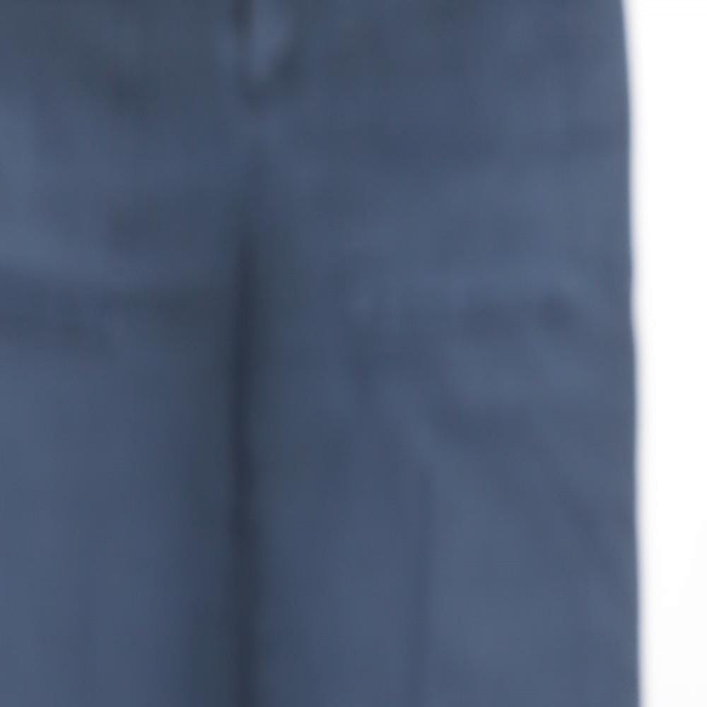 Mango Womens Blue   Cropped Trousers Size 8 L24 in