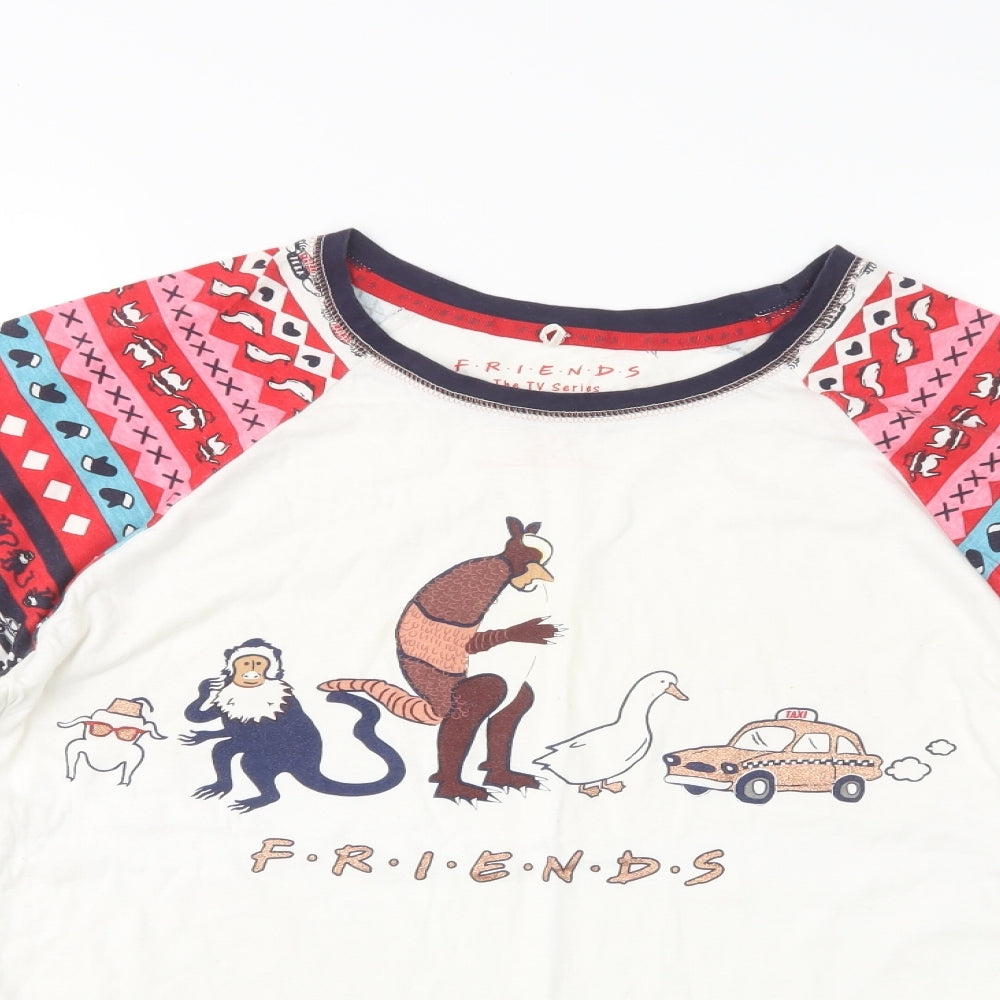 Friends Womens Multicoloured   Basic T-Shirt Size 12