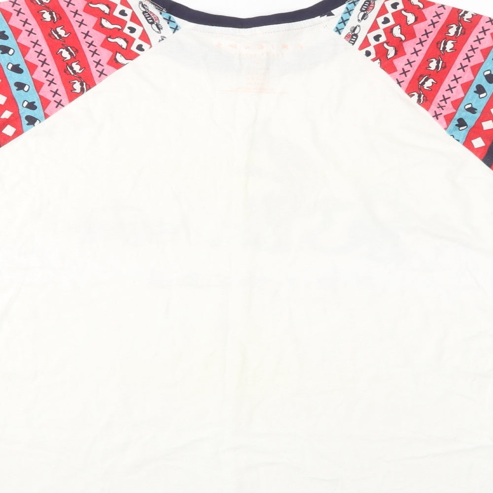 Friends Womens Multicoloured   Basic T-Shirt Size 12