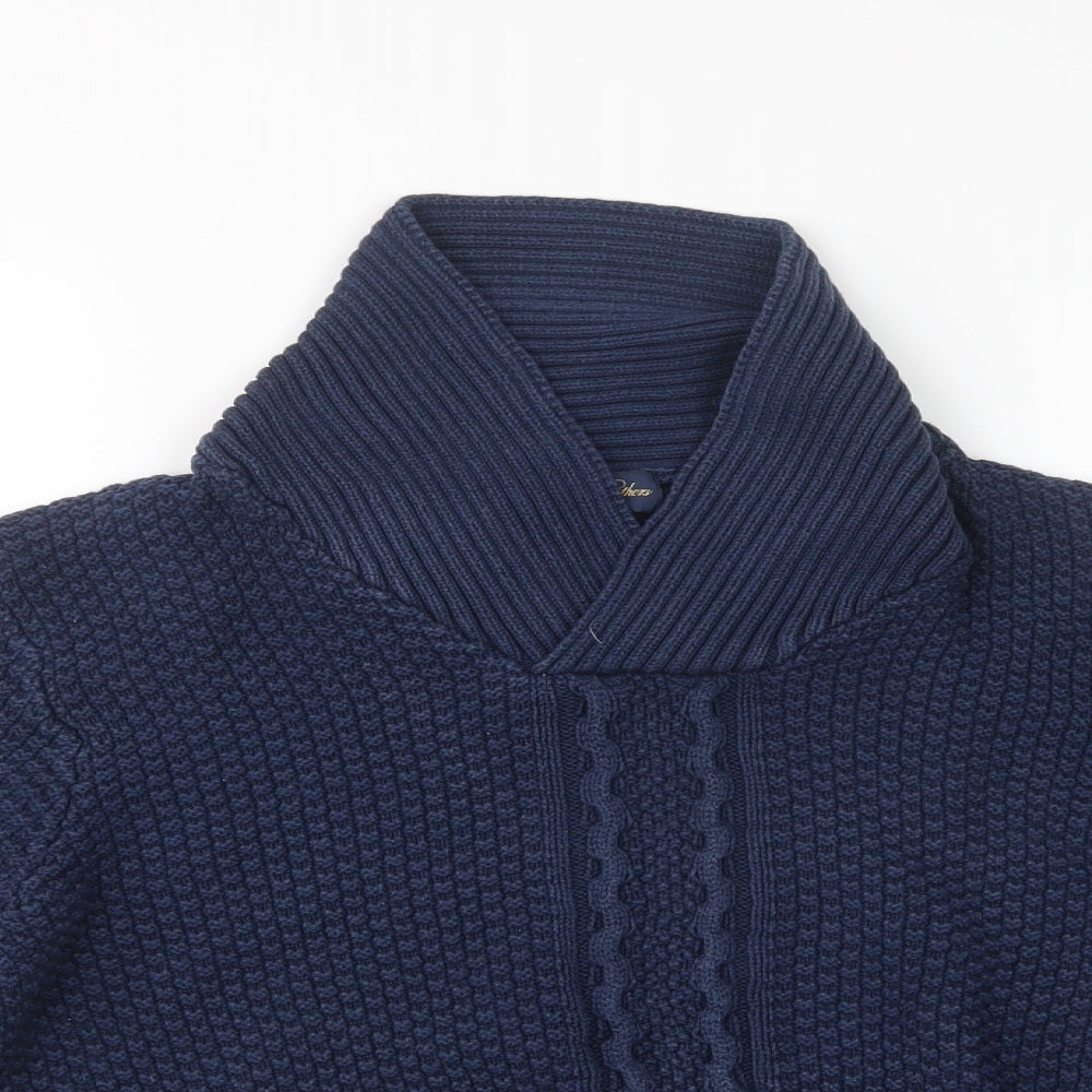 Brooks Brothers Mens Blue   Henley Jumper Size M