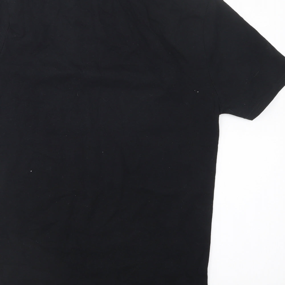 River Island Mens Black    T-Shirt Size M