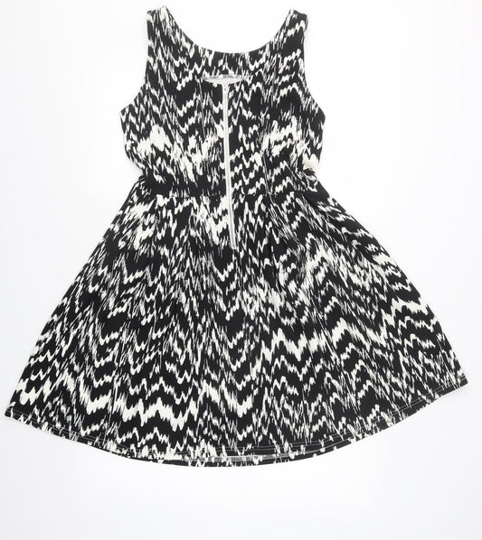 Front view of Mandi women’s multicoloured a-line, size UK 10
