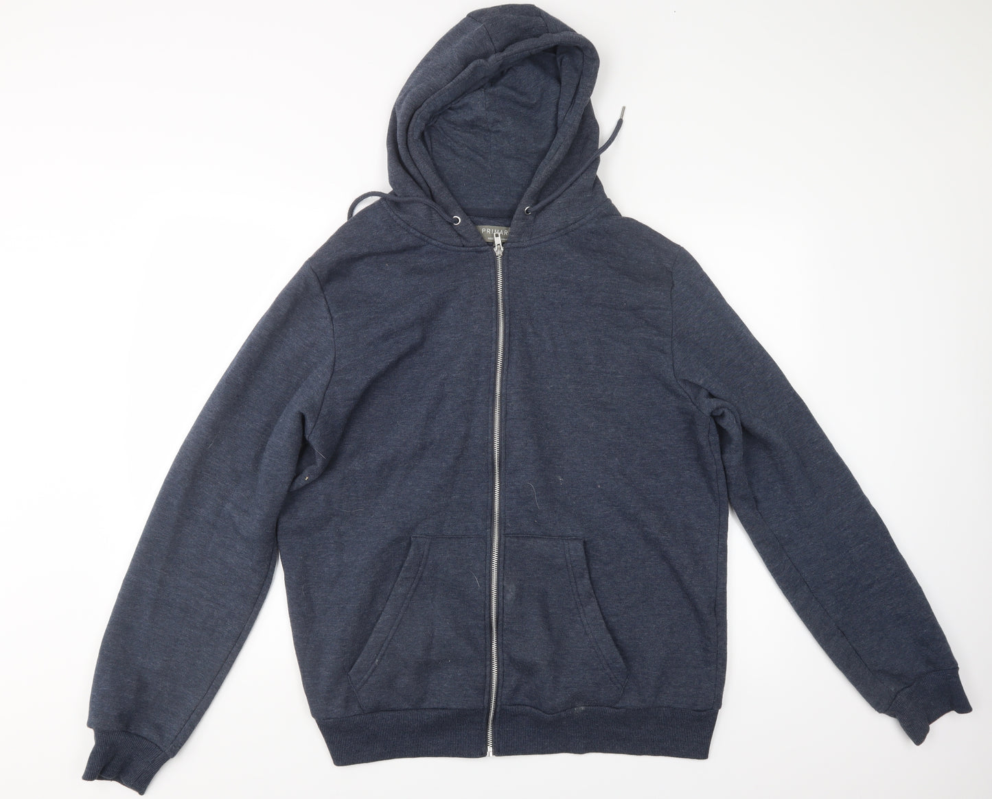 Primark Mens Blue   Full Zip Hoodie Size XL