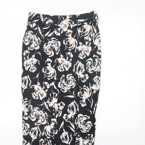 New Look Womens Multicoloured Floral  Straight & Pencil Skirt Size 10