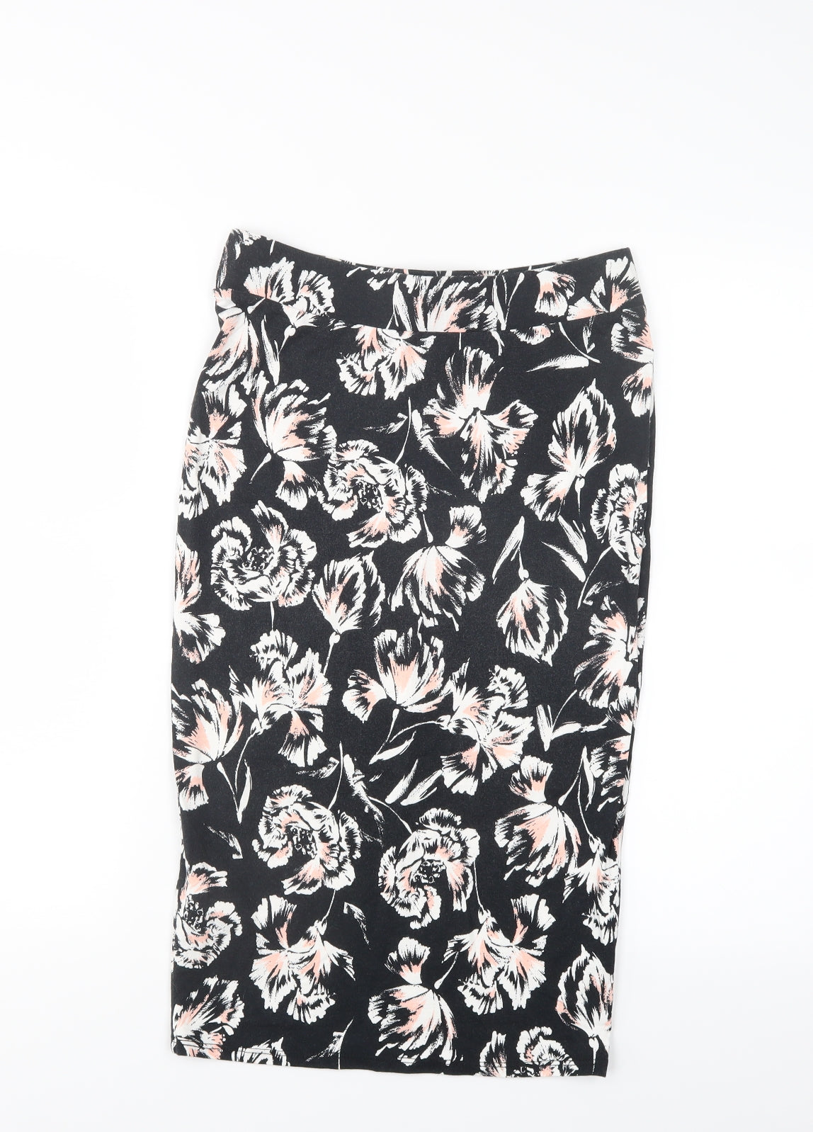 New Look Womens Multicoloured Floral  Straight & Pencil Skirt Size 10