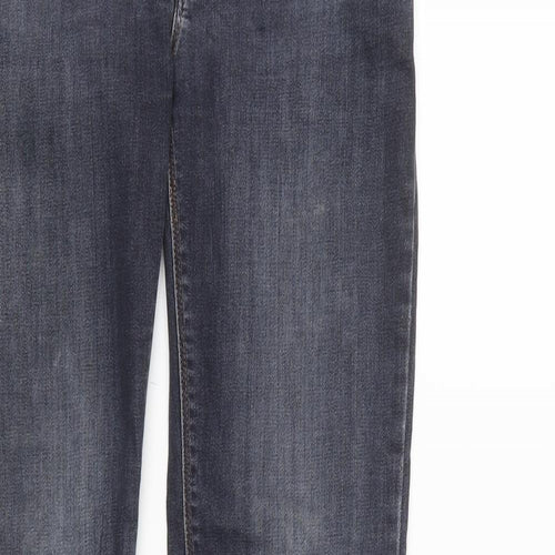 Mango Womens Black  Denim Skinny Jeans Size 12 L29 in