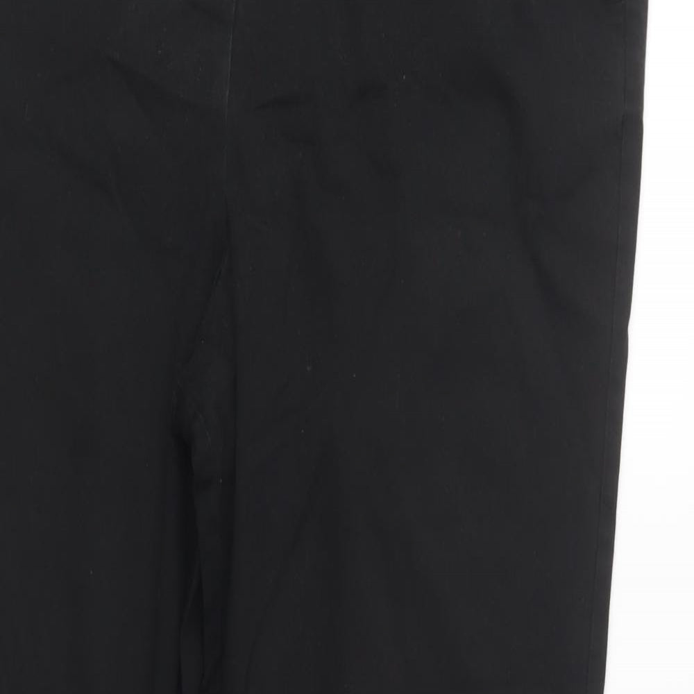 Linea Womens Black   Cropped Trousers Size 18 L25 in