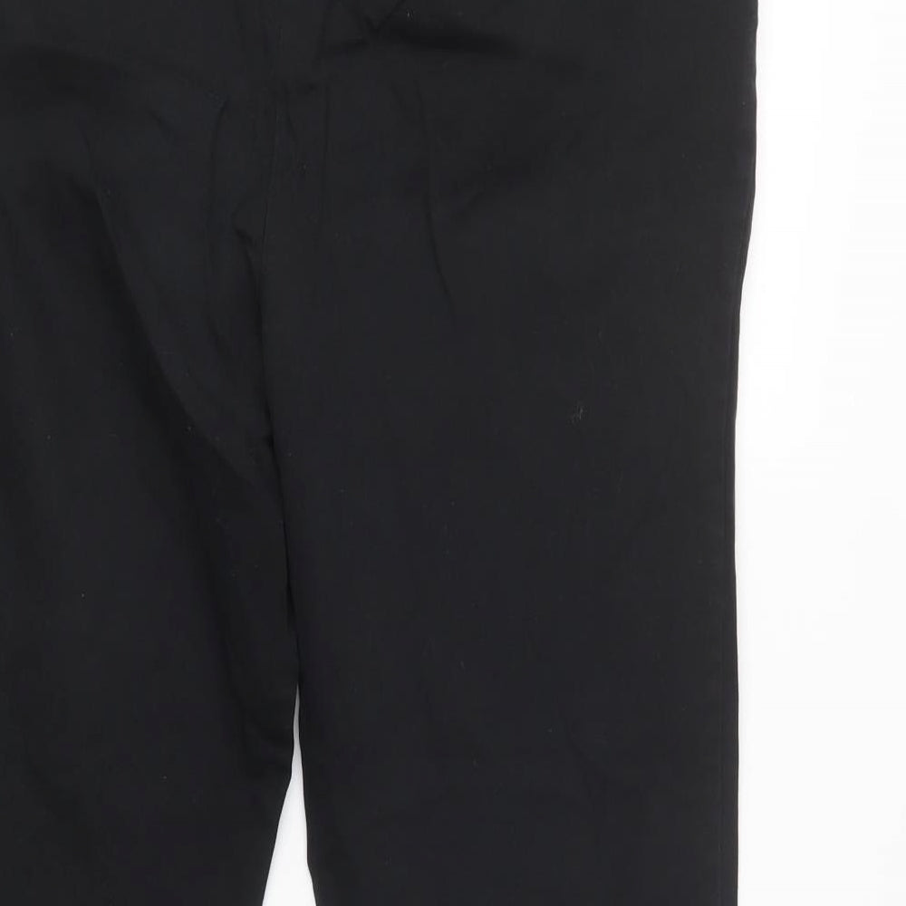 Linea Womens Black   Cropped Trousers Size 18 L25 in