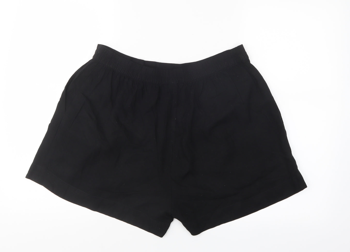 H&M Womens Black   Sailor Shorts Size 14