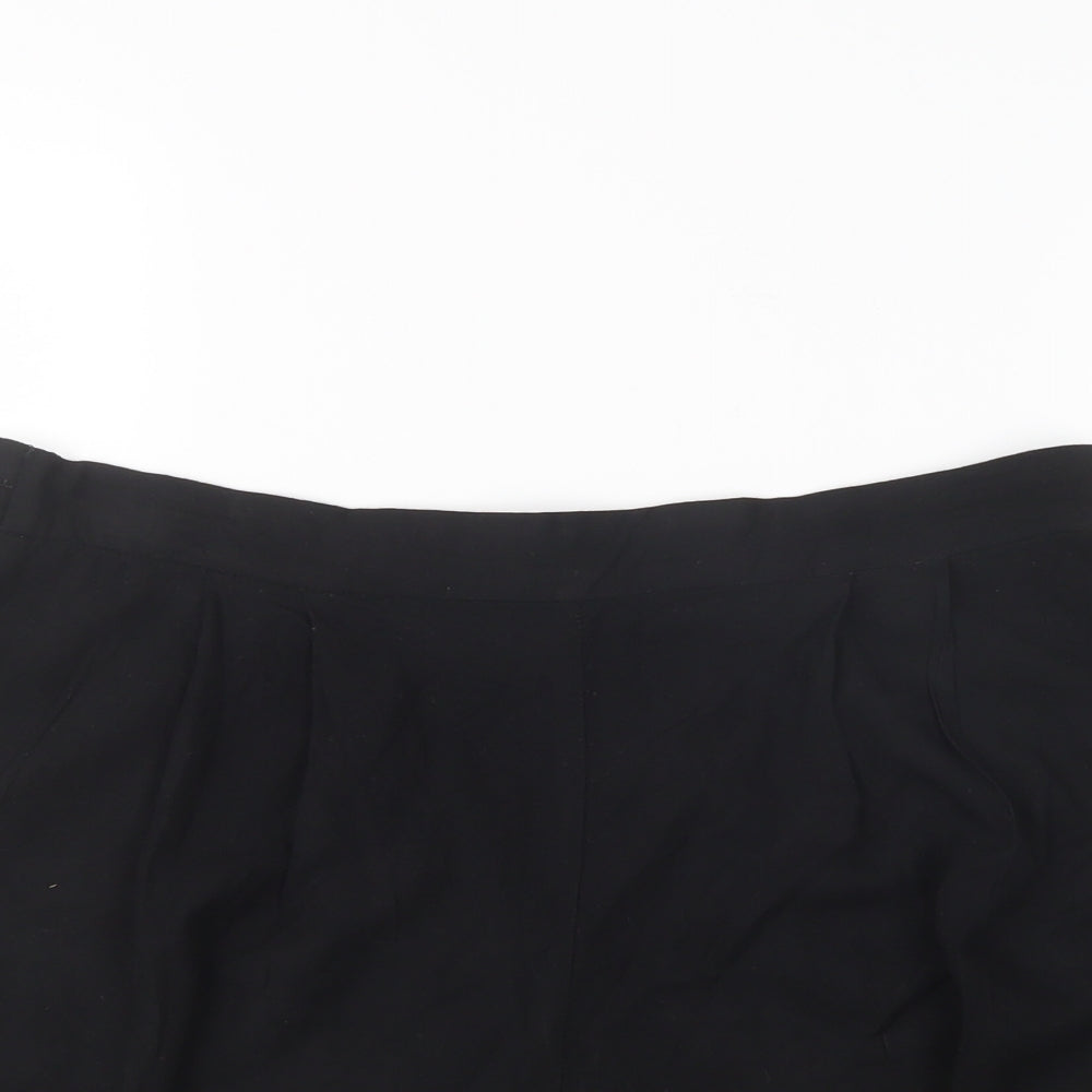 H&M Womens Black   Sailor Shorts Size 14