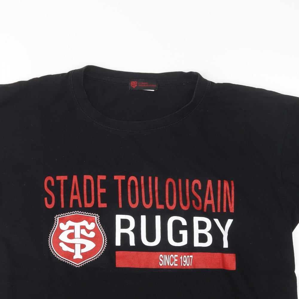 Stade Toulsain Mens Black    Polo Size L