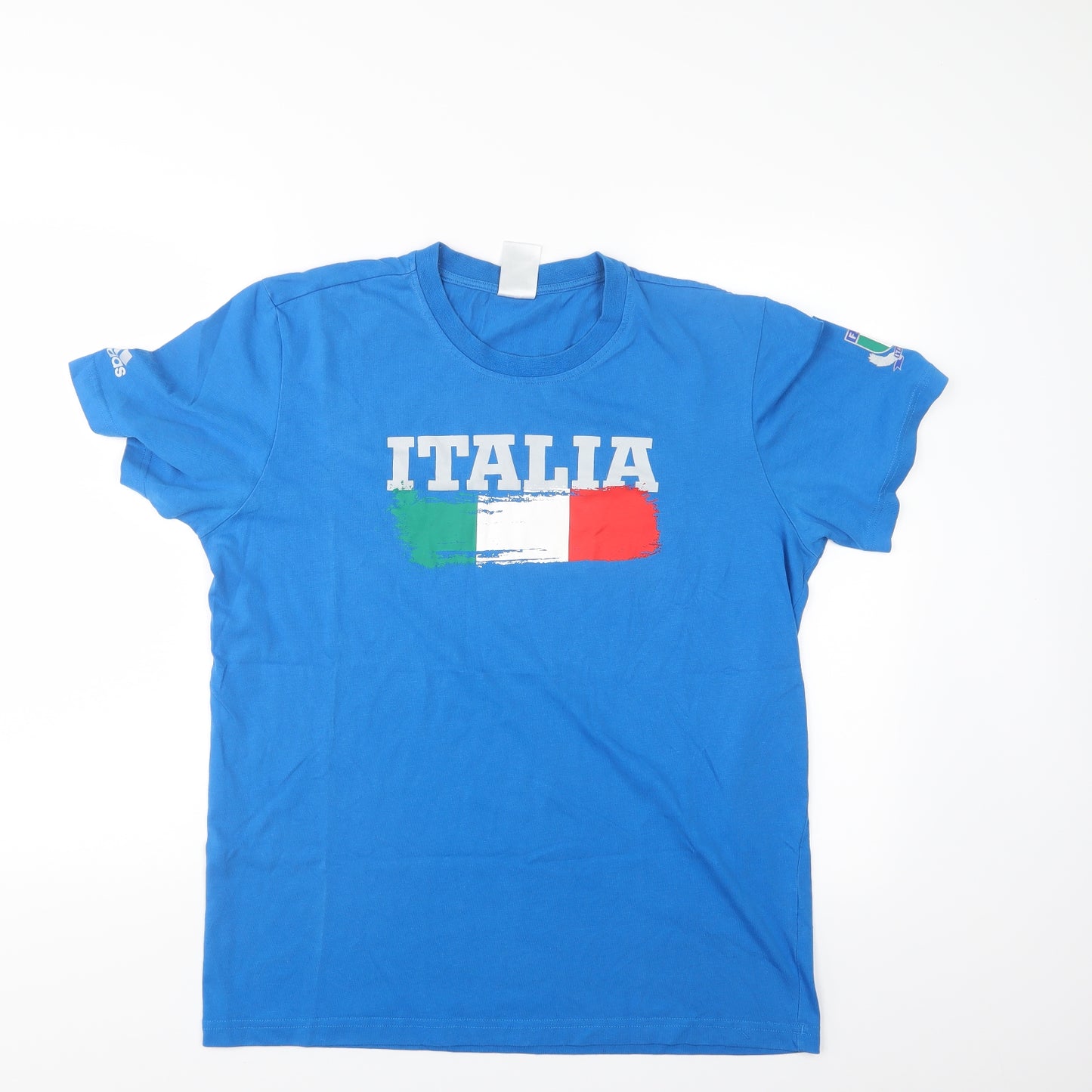 adidas Mens Blue    T-Shirt Size L