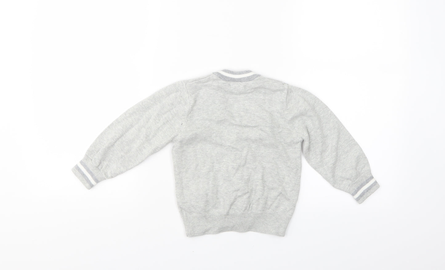 TU Boys Grey   Cardigan Jumper Size 18-24 Months