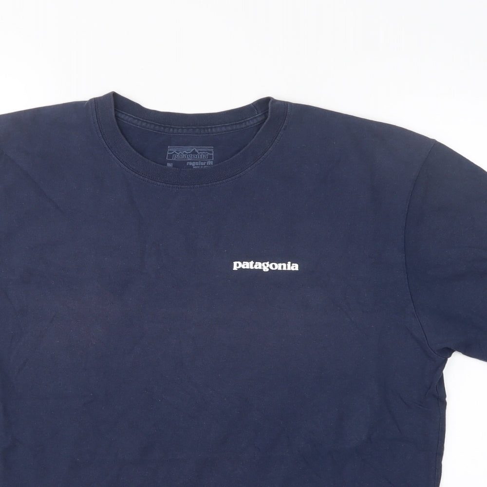 Patagonia Mens Blue    T-Shirt Size M