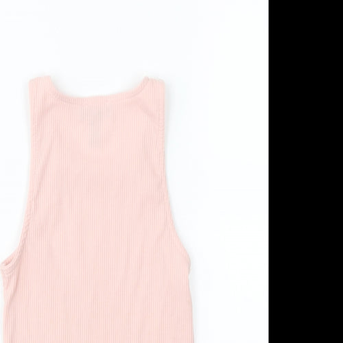 New Look Womens Pink   Basic Tank Size 6