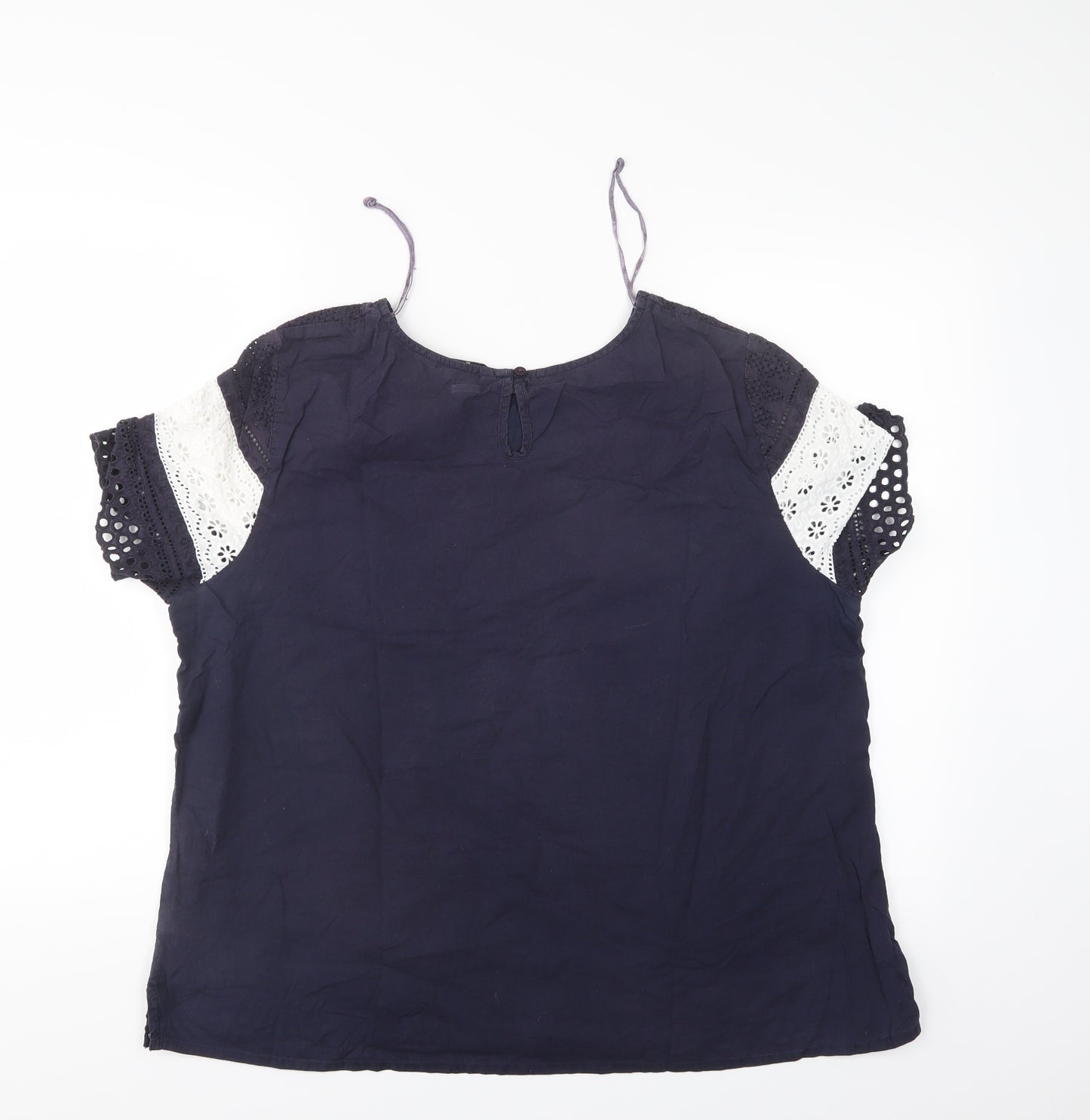 TU Womens Blue   Basic Blouse Size 20