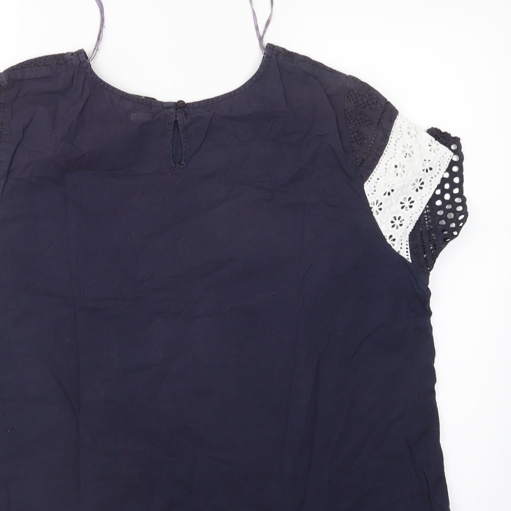 TU Womens Blue   Basic Blouse Size 20