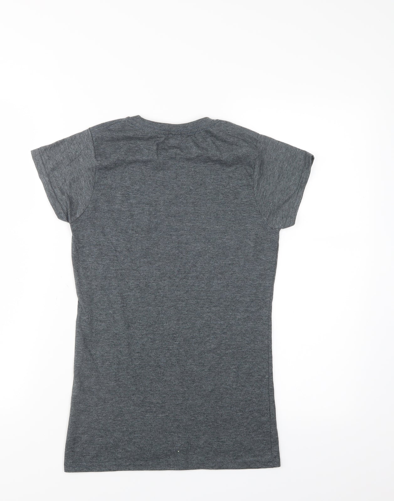 Gilden Womens Grey   Basic T-Shirt Size S
