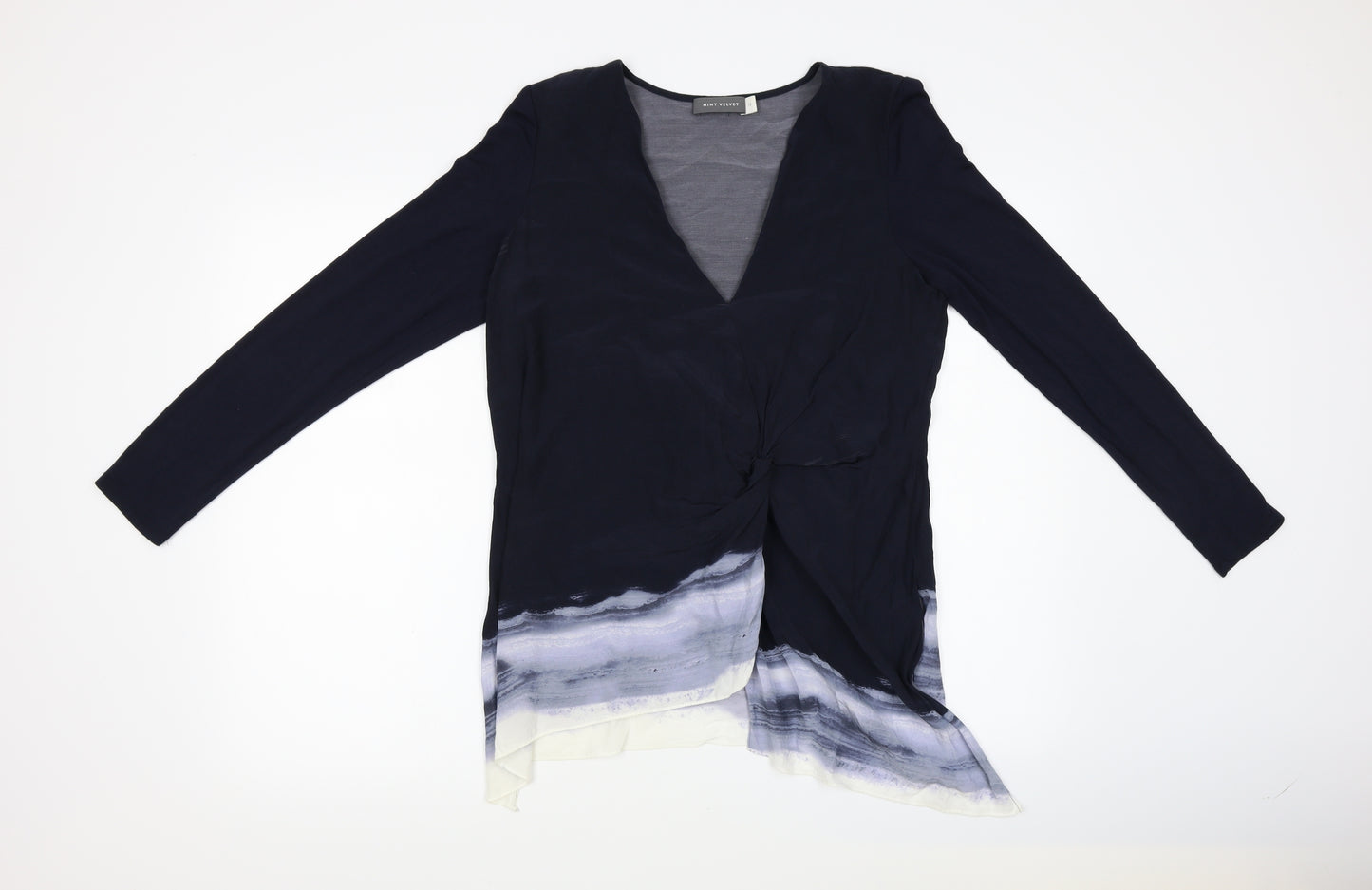 Mint Velvet Womens Blue   Basic Blouse Size 12