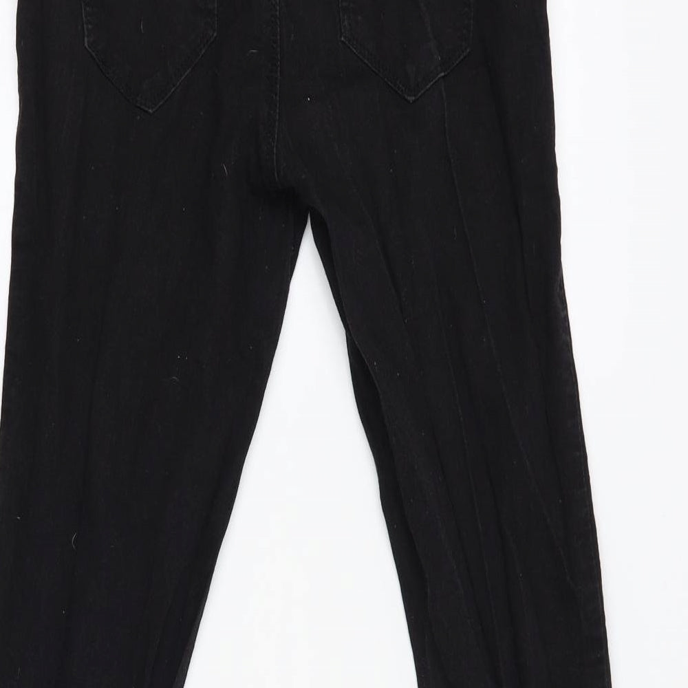 Primark Womens Black  Denim Jegging Leggings Size 10 L27 in
