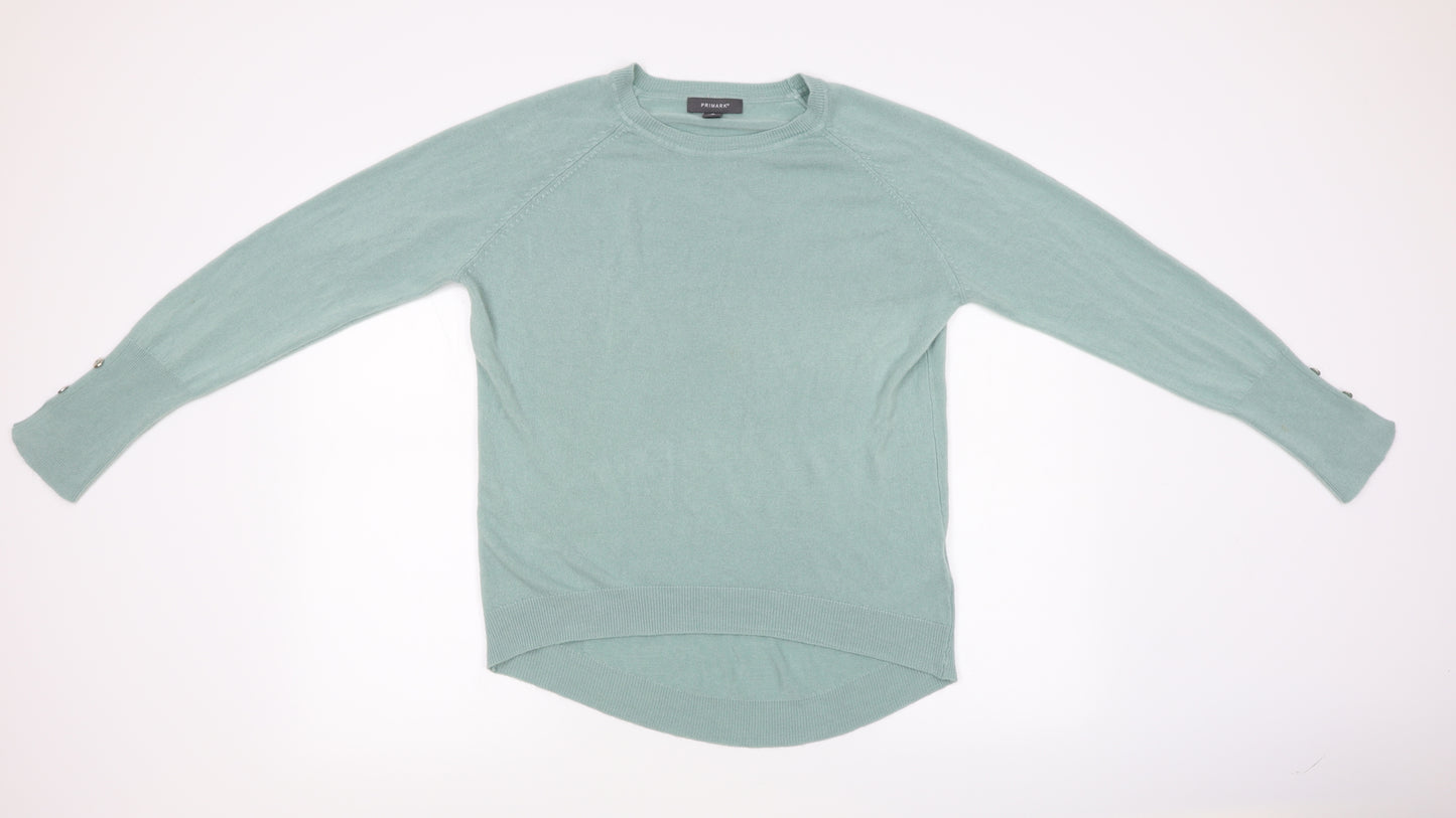 Primark Womens Green  Knit Pullover Jumper Size 12