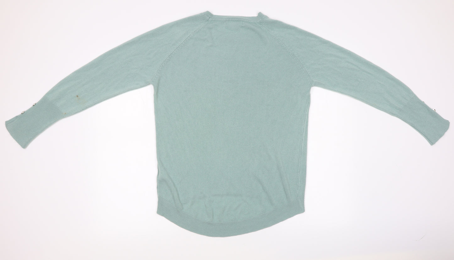 Primark Womens Green  Knit Pullover Jumper Size 12