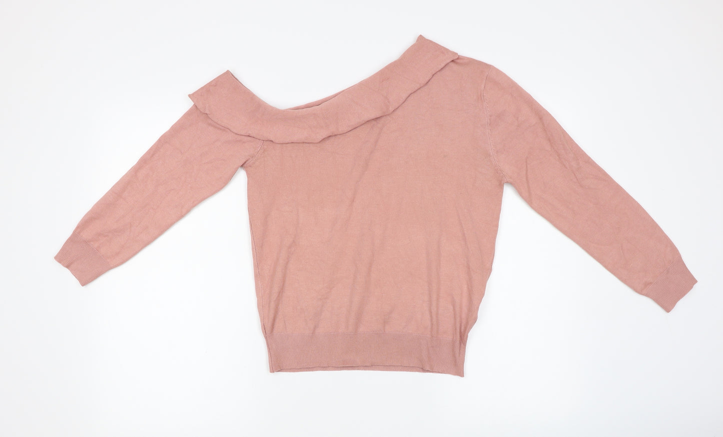 Drolede Copine Womens Pink  Knit Pullover Jumper Size M  - Off the Shoulder