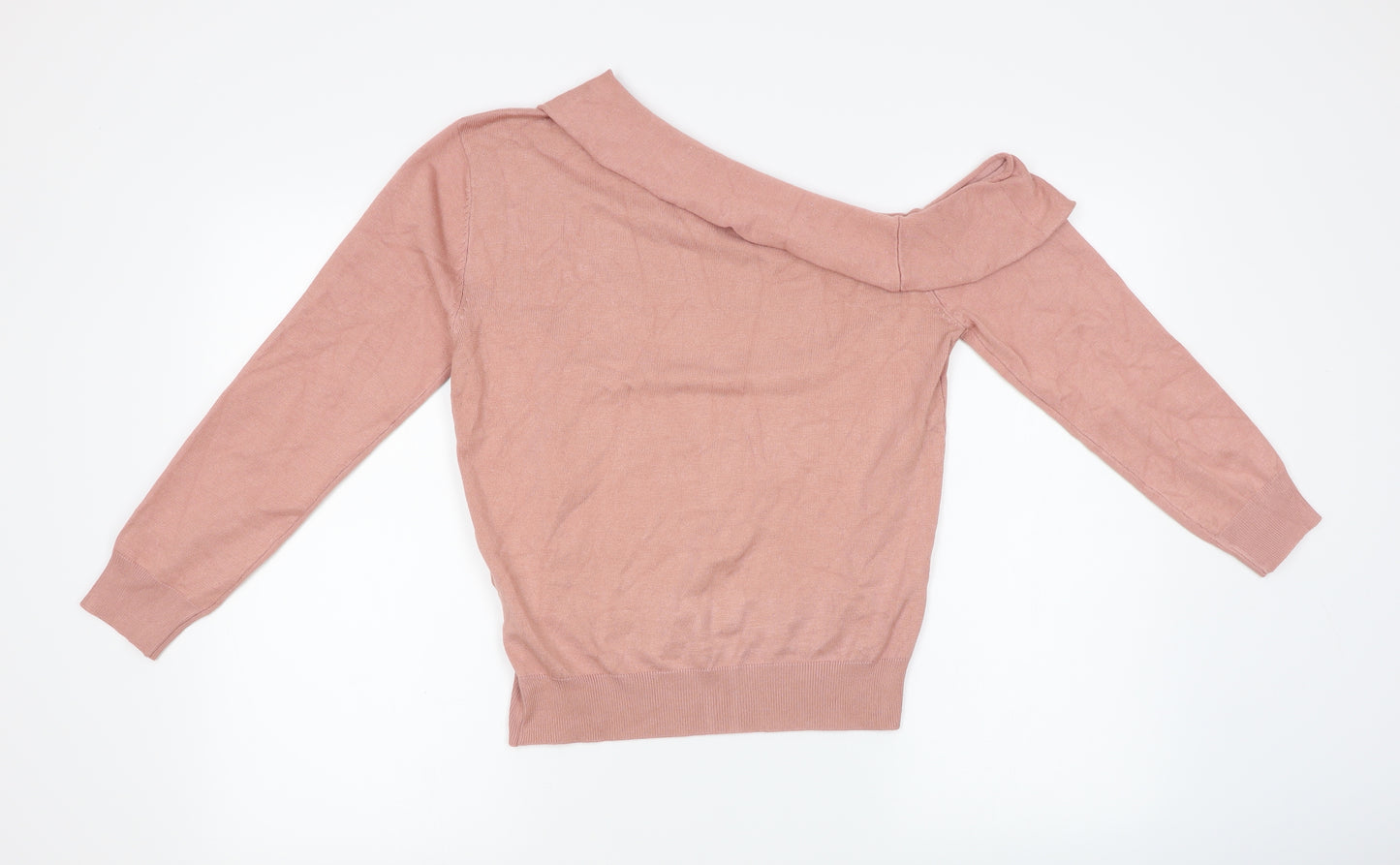 Drolede Copine Womens Pink  Knit Pullover Jumper Size M  - Off the Shoulder