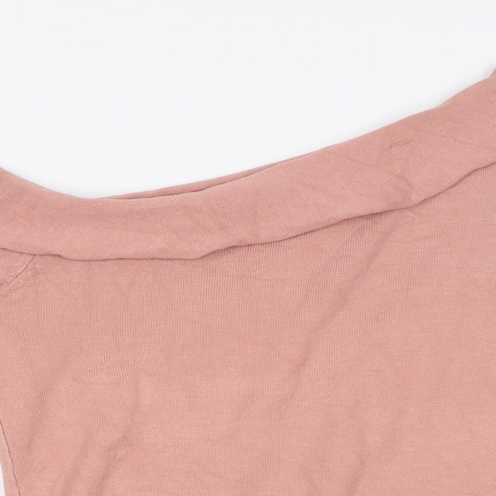 Drolede Copine Womens Pink  Knit Pullover Jumper Size M  - Off the Shoulder