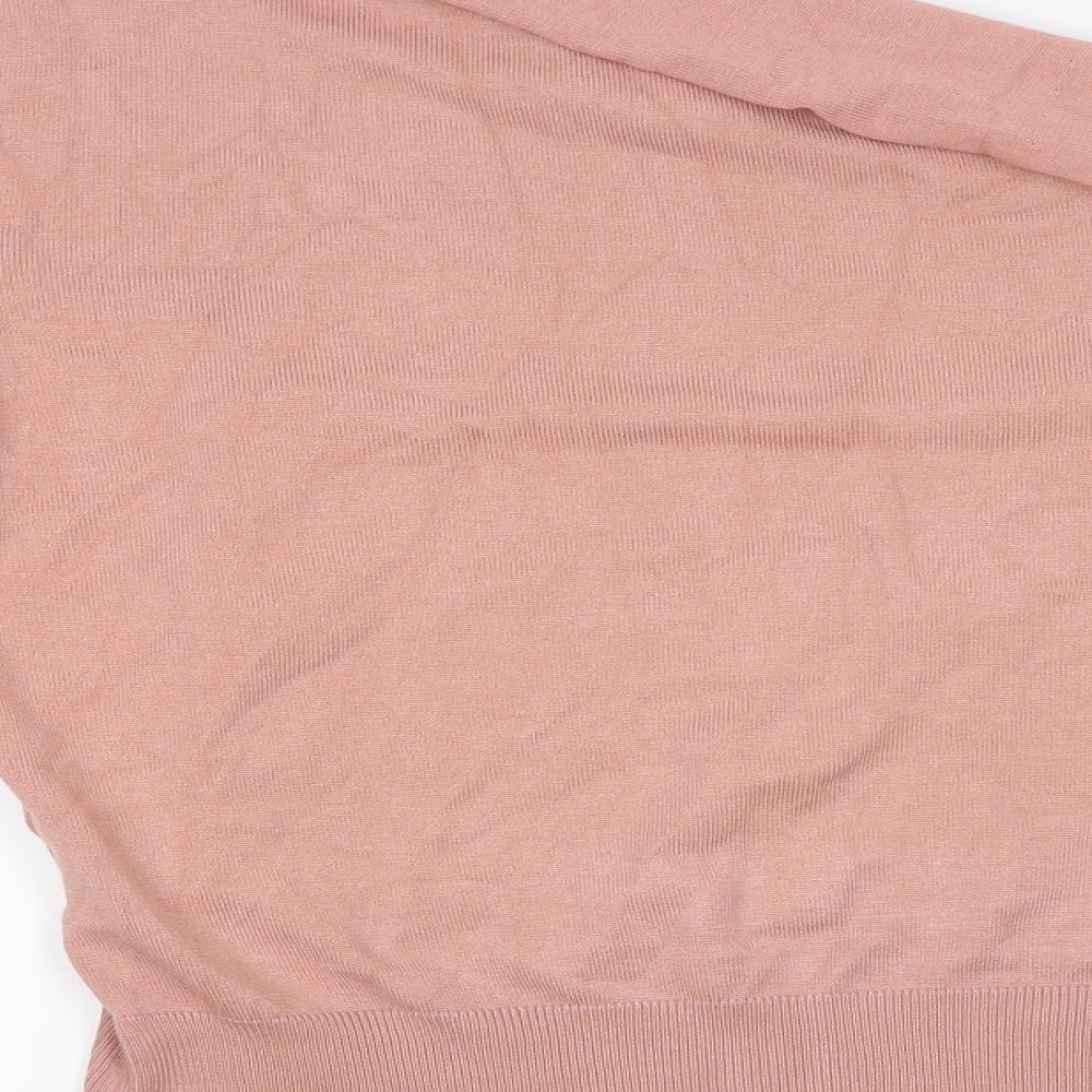 Drolede Copine Womens Pink  Knit Pullover Jumper Size M  - Off the Shoulder
