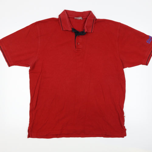 HAKRO Mens Red    Polo Size L