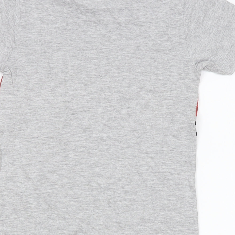 Pep&Co Boys Grey   Basic T-Shirt Size 7-8 Years  - Monaco MX Racing