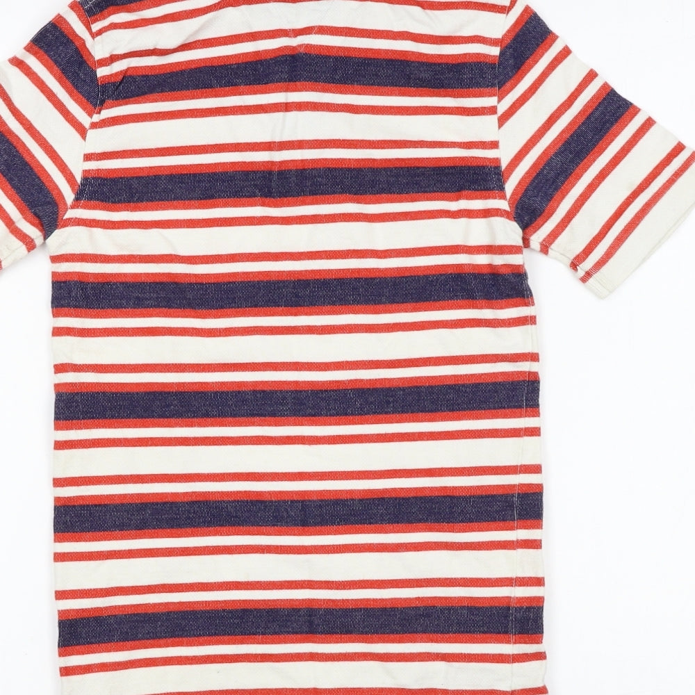 Tommy Hilfiger Womens Multicoloured Striped  Basic Polo Size 8