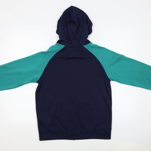 Nike Boys Blue  Jersey Full Zip Hoodie Size 12-13 Years