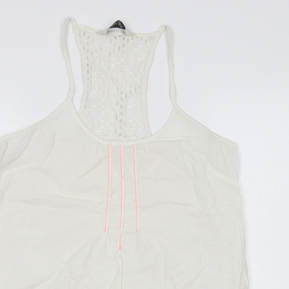 Primark Girls White   Basic Tank Size L