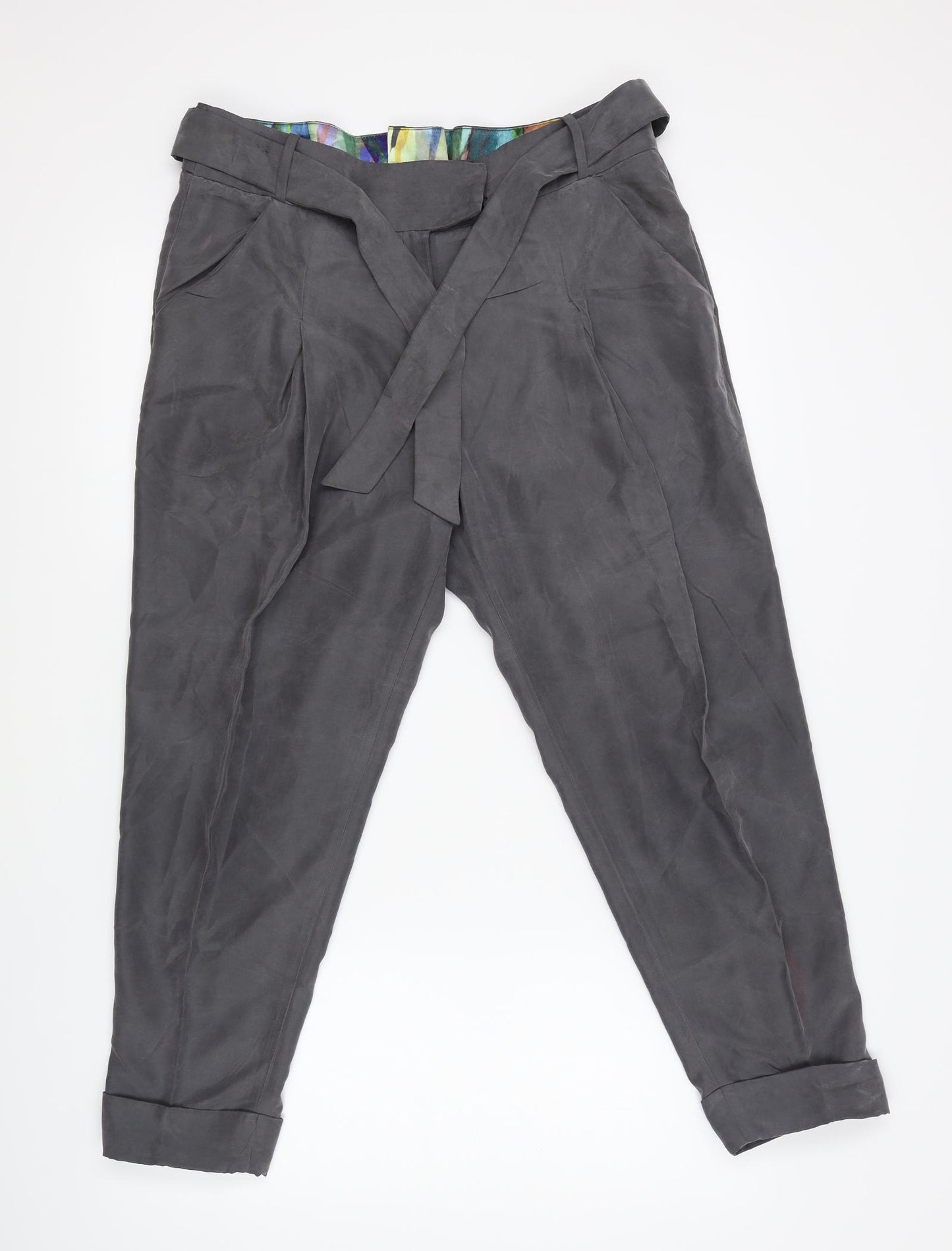 Ted Baker Womens Grey   Harem Trousers Size 32 L25 in