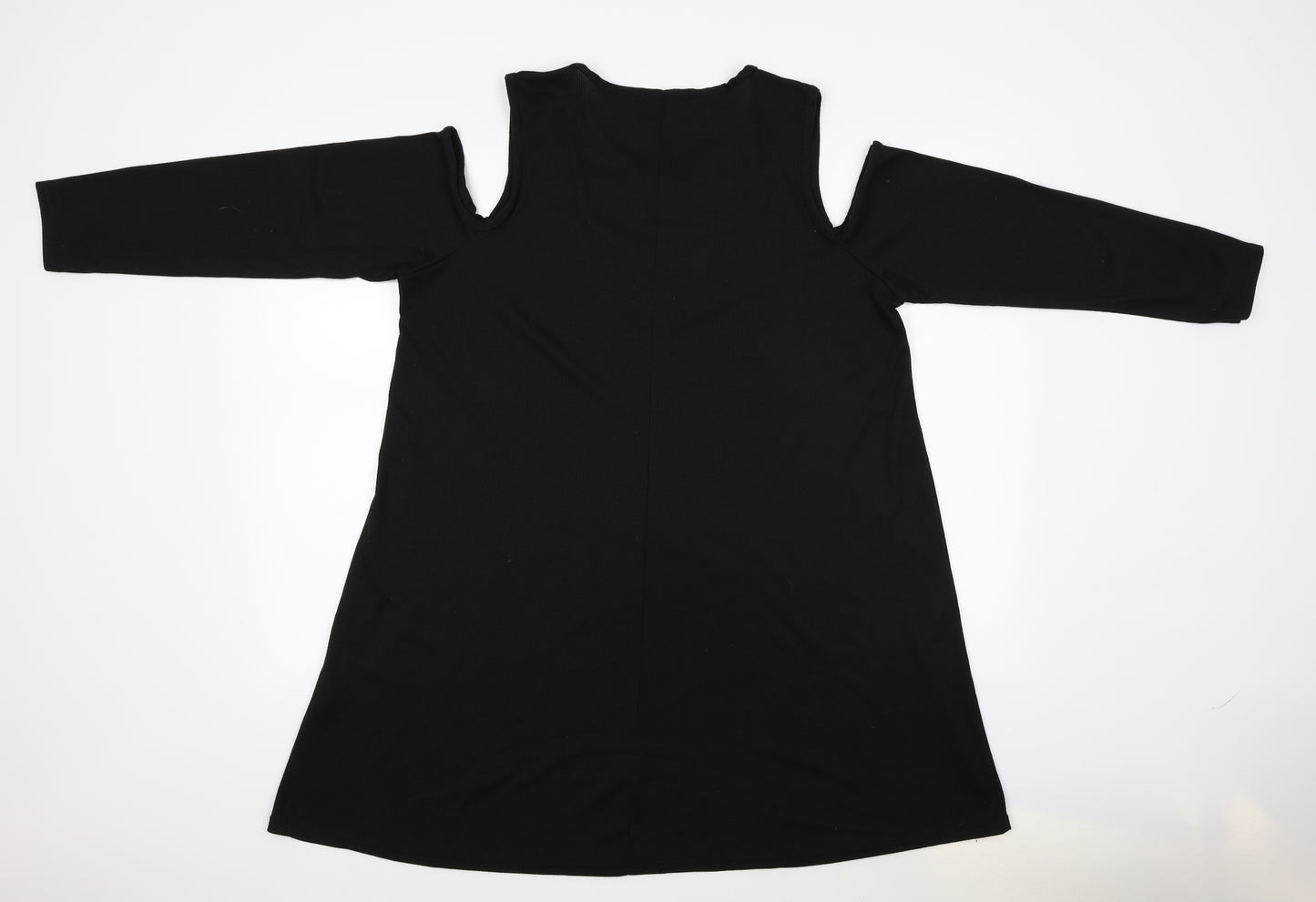 Boohoo Womens Black   T-Shirt Dress  Size 18