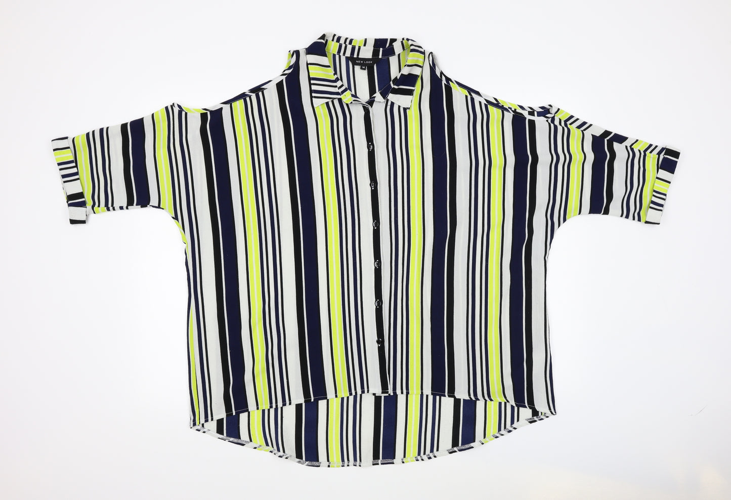 New Look Womens Multicoloured Striped  Basic Blouse Size 14