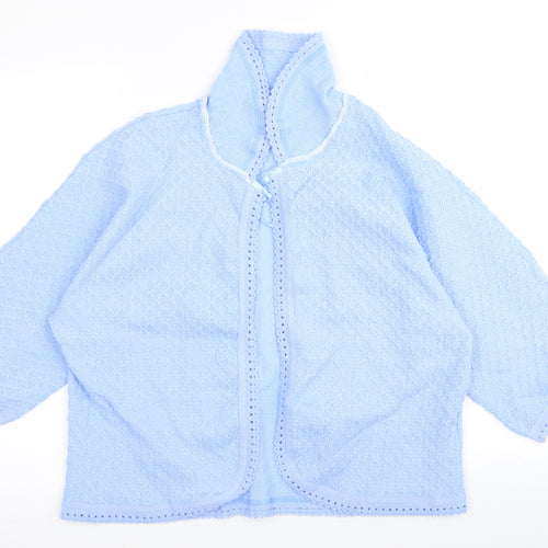 lady olga Womens Blue   Cardigan Jumper Size L