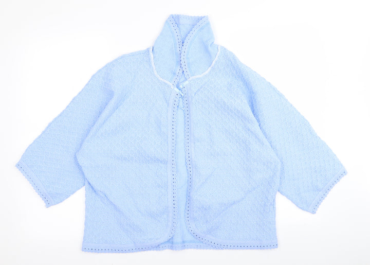 lady olga Womens Blue   Cardigan Jumper Size L