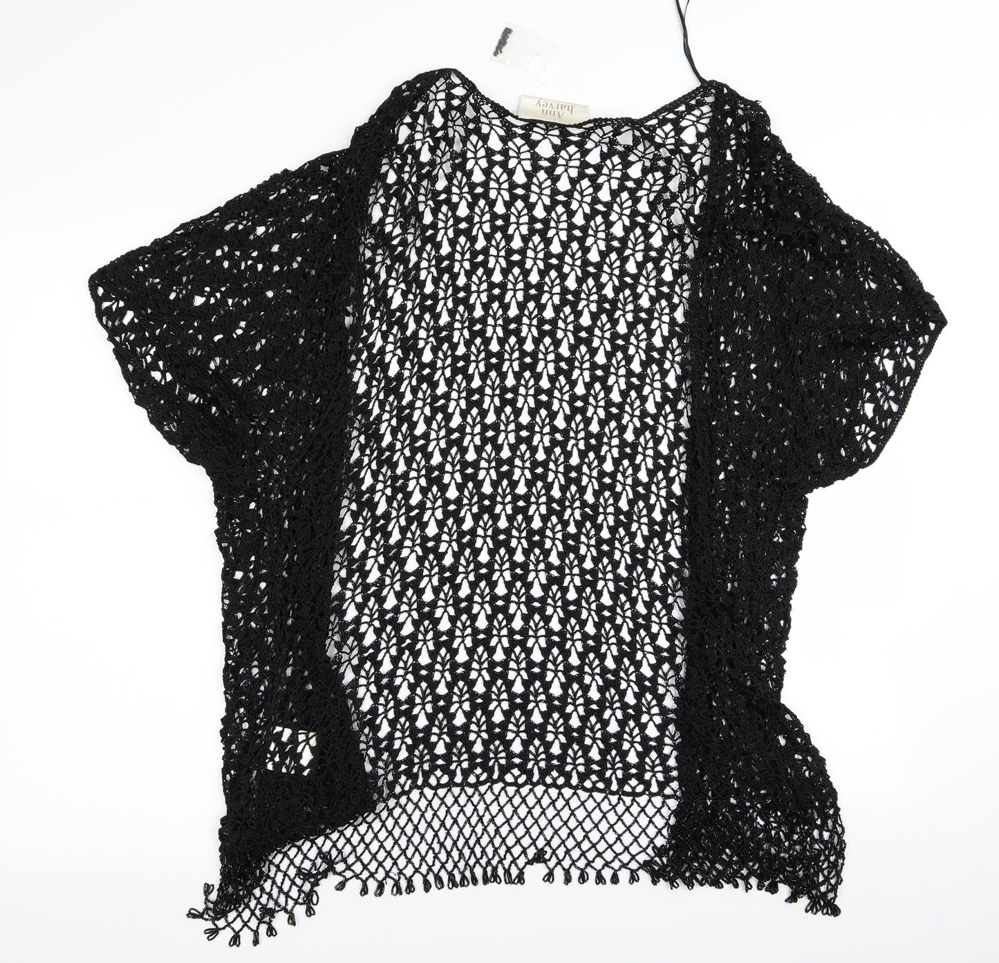 Preworn Womens Black   Cardigan Jumper Size 20