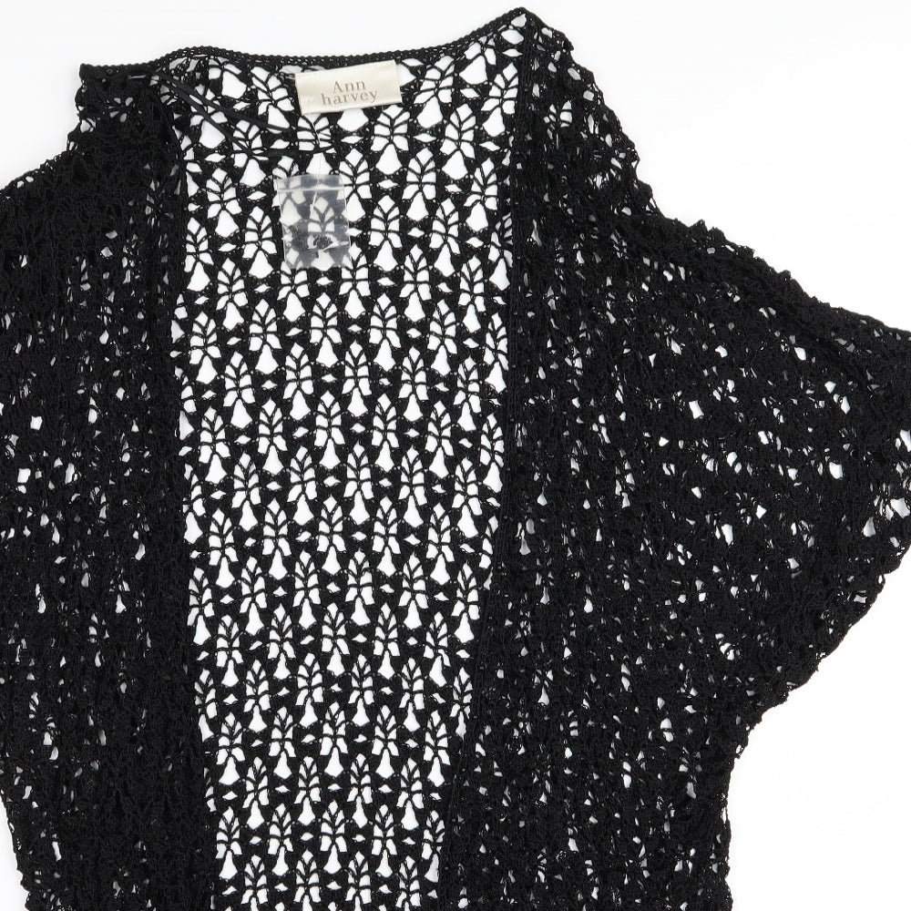 Preworn Womens Black   Cardigan Jumper Size 20