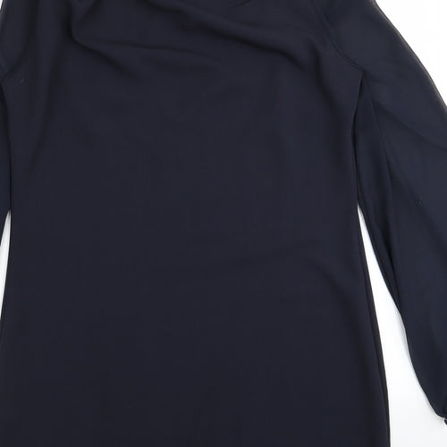 Preworn Womens Black   T-Shirt Dress  Size 12