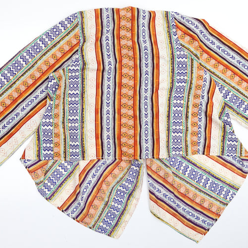 Boohoo Womens Multicoloured Paisley  Basic Blouse Size S