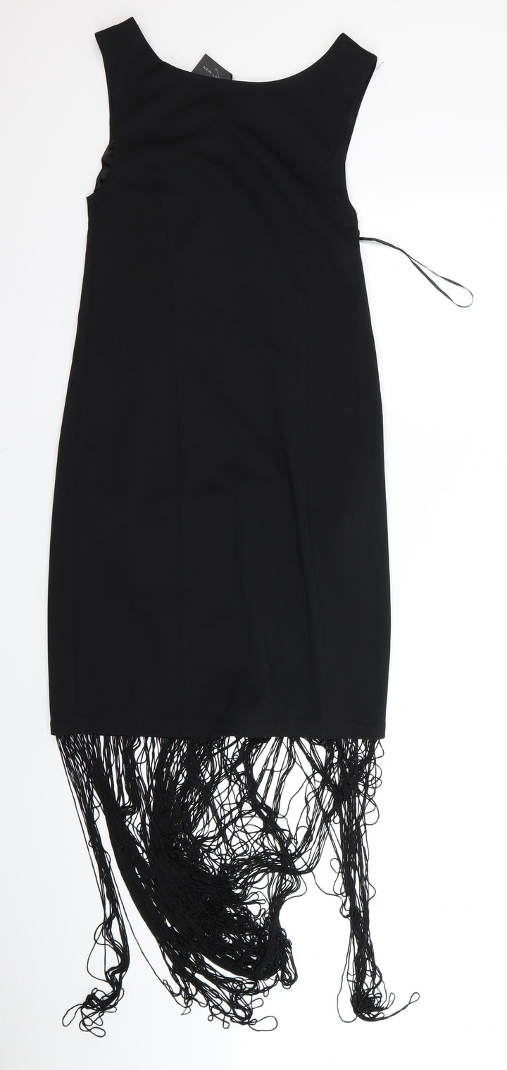 New Look Womens Black A-Line Size 8